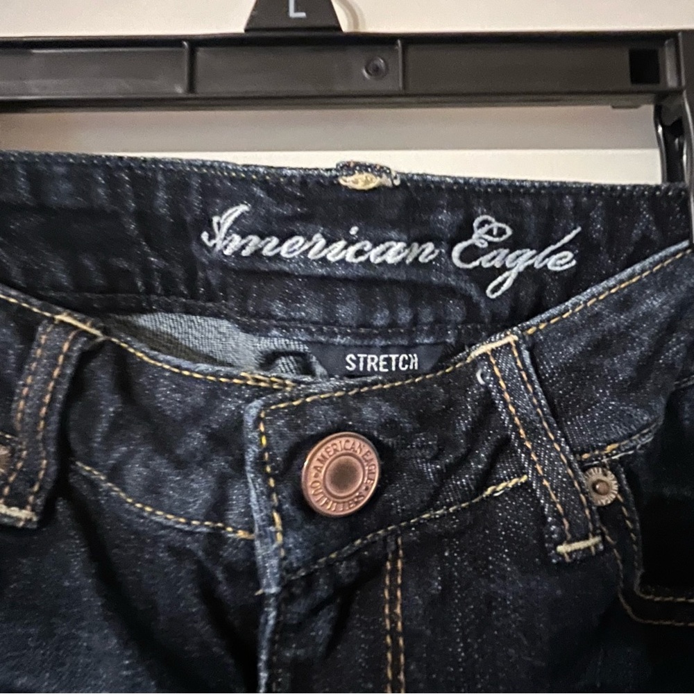 American Eagle Outfitters Dark Blue Jean Shorts